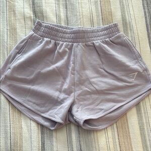 Women's Light Purple Gym Shorts